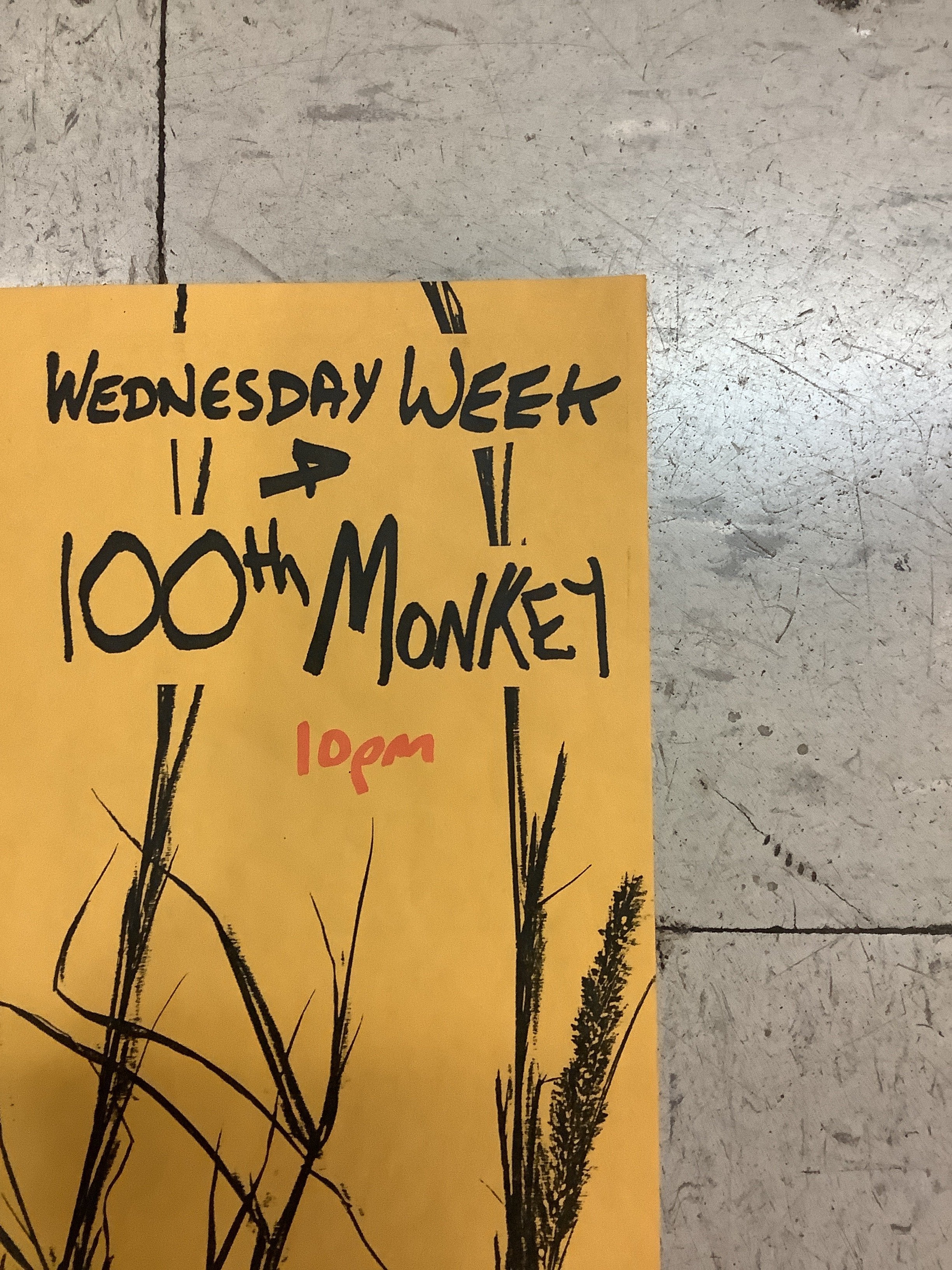 Wednesday Week and 100th Monkey at Texas Tavern (Poster) - Image 3