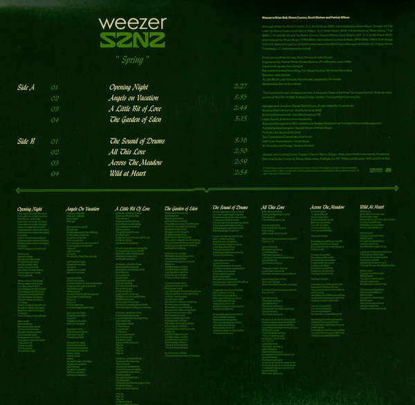 Weezer - SZNZ: Spring  (Vinyl) - Image 5