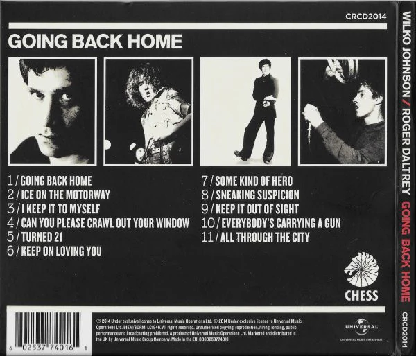 Wilko Johnson / Roger Daltrey - Going Back Home (CD) - Image 2