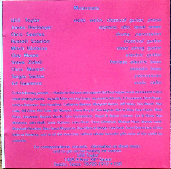 Will Taylor  - Reel Life (CD) - Image 2