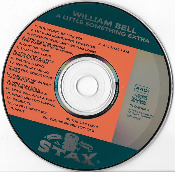 William Bell - A Little Something Extra (CD) - Image 3
