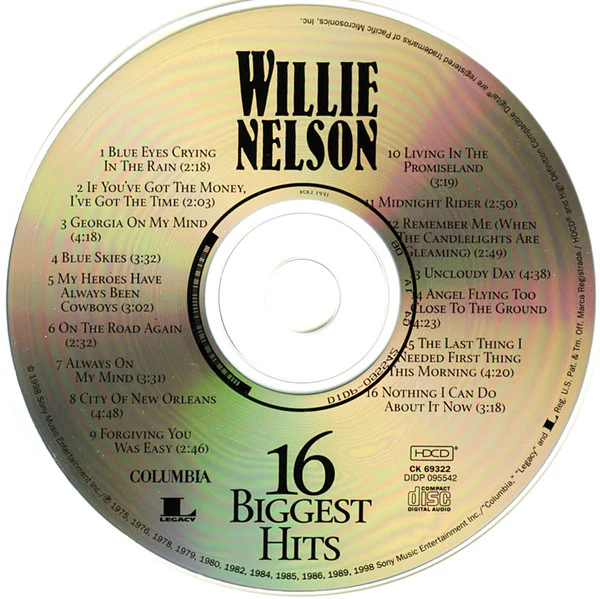 Willie Nelson - 16 Biggest Hits (CD) - Image 5