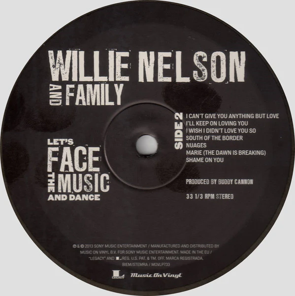 Willie Nelson & Family - Let's Face The Music And Dance (Vinyl) - Image 4