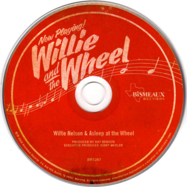 Willie Nelson & Asleep At The Wheel - Willie And The Wheel (CD) - Image 4