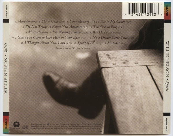 Willie Nelson - Spirit (CD) - Image 2