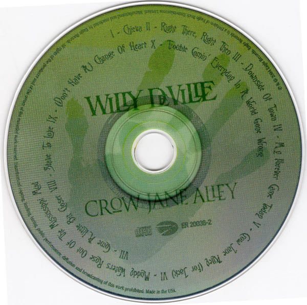 Willy DeVille - Crow Jane Alley (CD) - Image 3