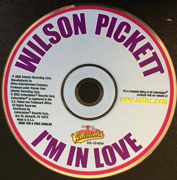 Wilson Pickett - I'm In Love (CD) - Image 3