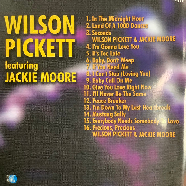 Wilson Pickett, Jackie Moore - Wilson Pickett Featuring Jackie Moore (CD) - Image 2
