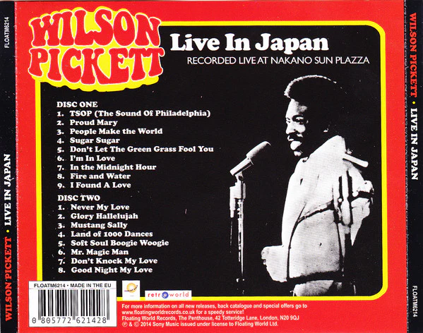 Wilson Pickett - Live In Japan (CD) - Image 2