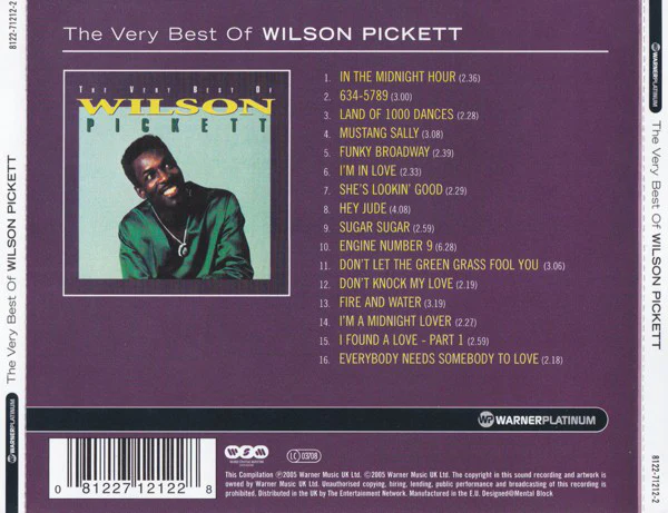 Wilson Pickett - The Very Best Of Wilson Pickett (CD) - Image 2
