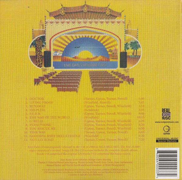 Wishbone Ash - Live Dates Volume Two (CD) - Image 2