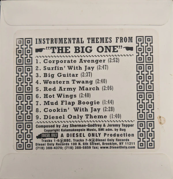World Famous Blue Jays - Instrumental Themes From "The Big One" (CD) - Image 2