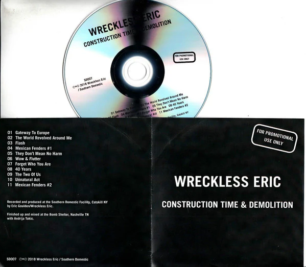 Wreckless Eric - Construction Time & Demolition (CDr) - Image 3