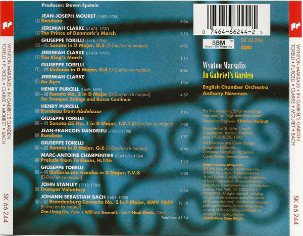 Wynton Marsalis, English Chamber Orchestra - In Gabriel's Garden (CD) - Image 2