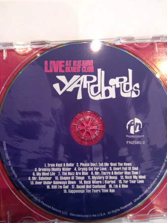 Yardbirds* - Live At B.B.King Blues Club (CD) - Image 3