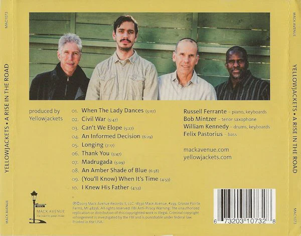 Yellowjackets - A Rise In The Road (CD) - Image 2